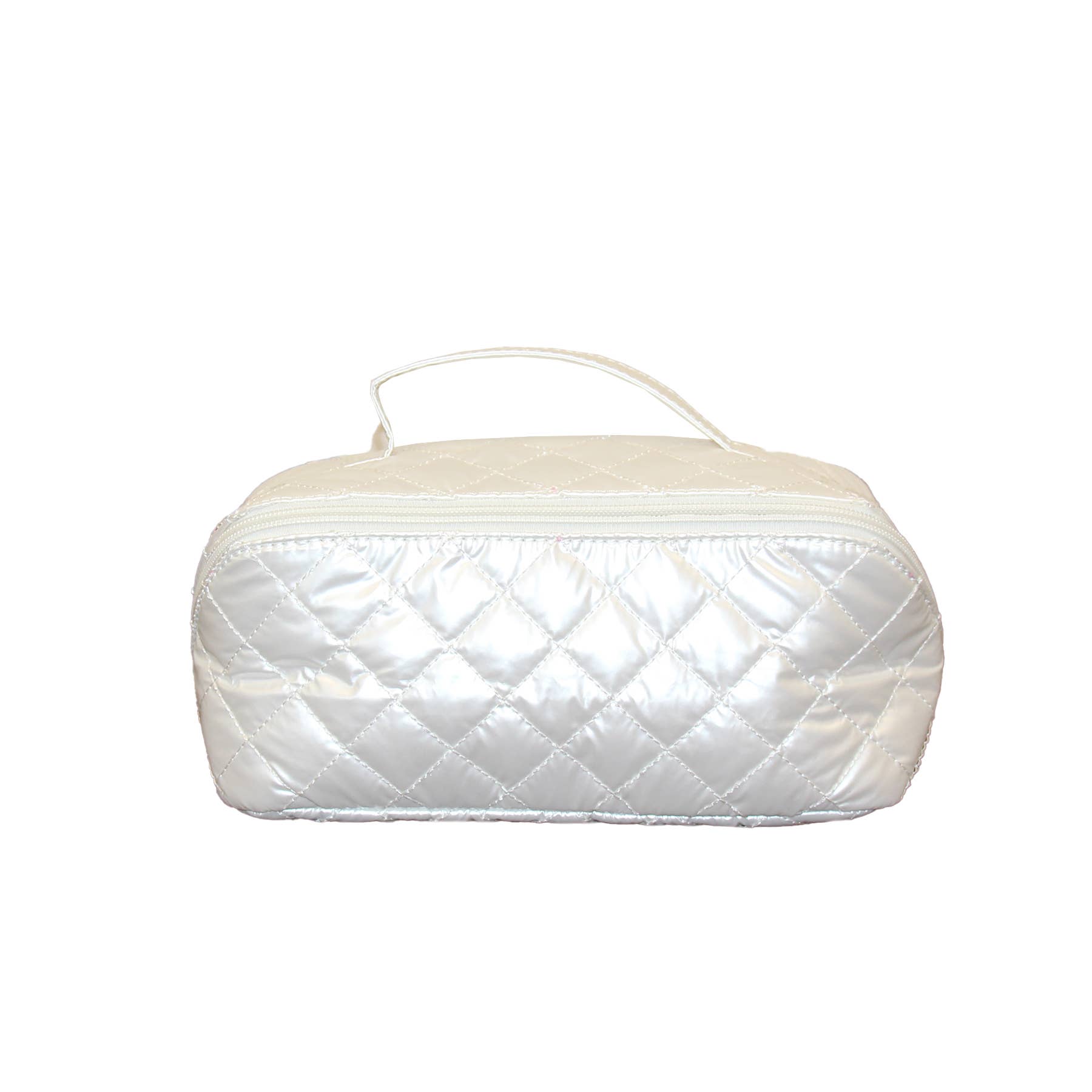 GlamZip Cosmetic Case -  Ivory 