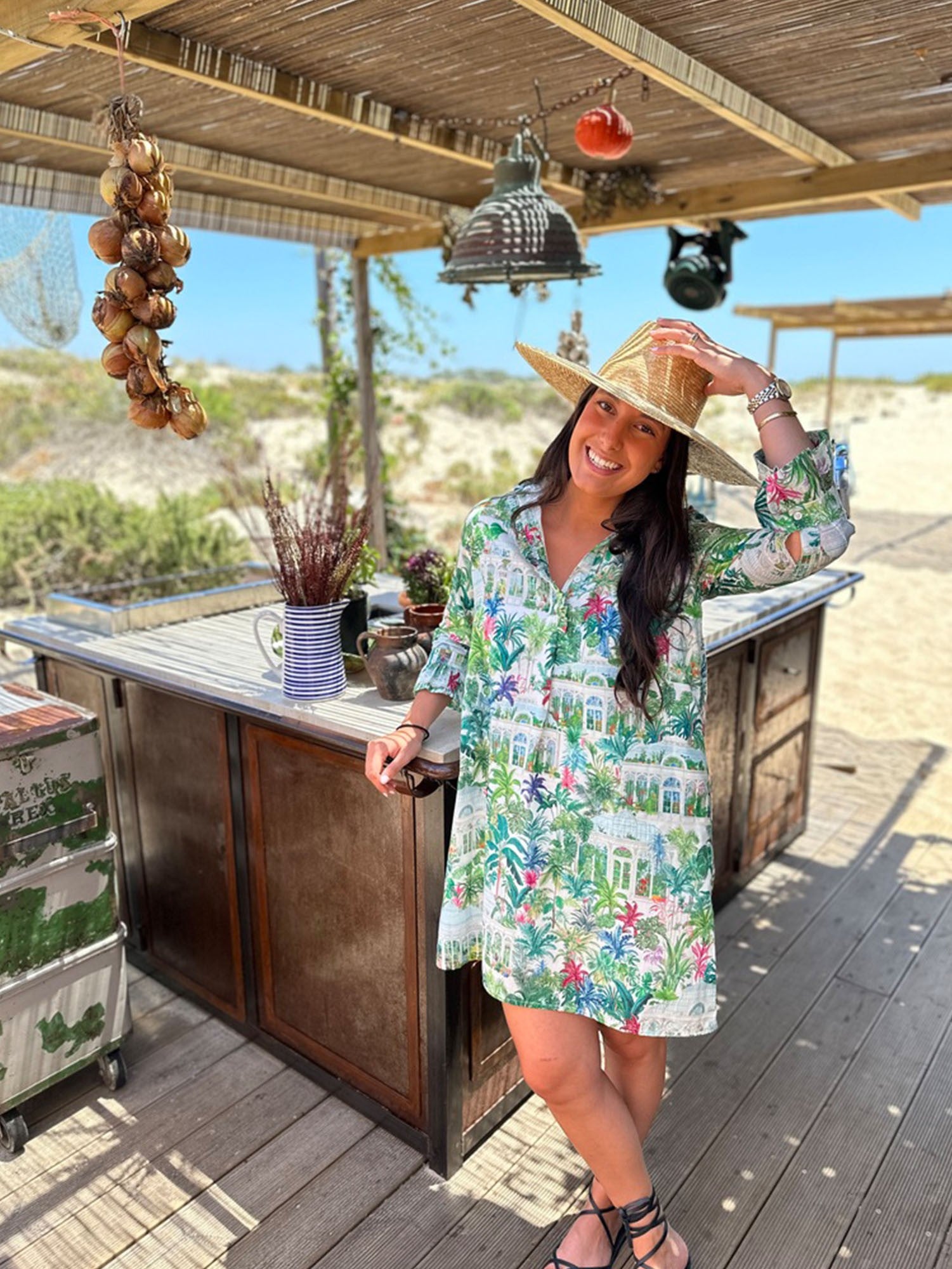 Greenhouse Print Dress