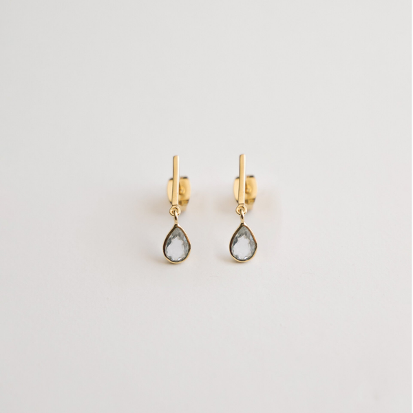 Crystal Quartz Earring
