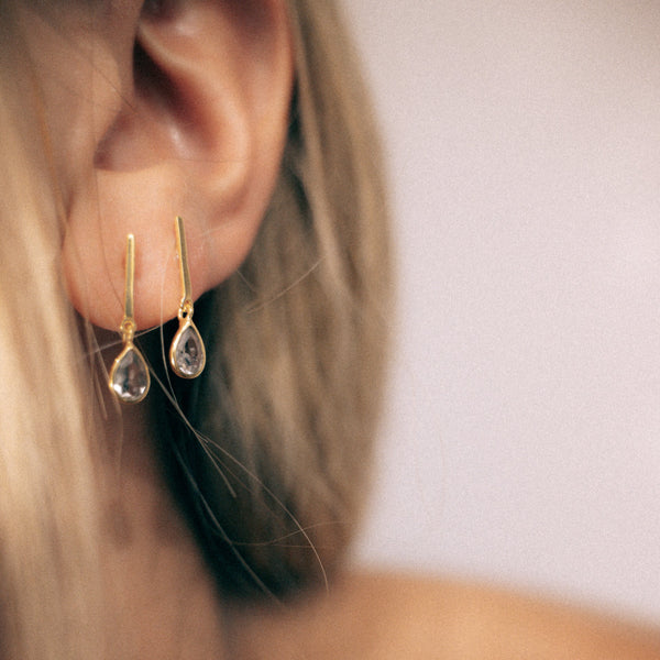 Crystal Quartz Earring