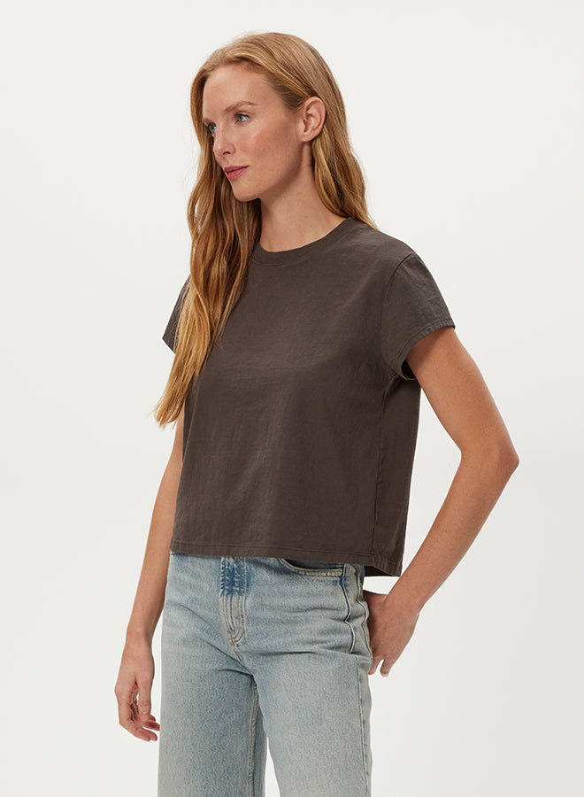 SOLENE BOXY HIGH CREW TEE