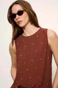 MARGO EMBELLISHED SHELL TOP