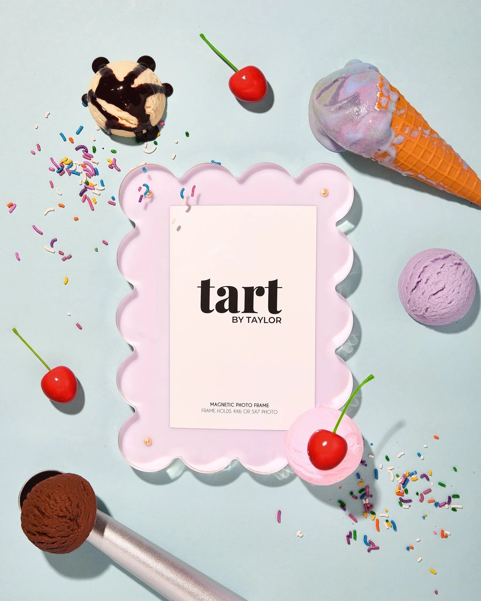 Lavender Acrylic Photo Frame