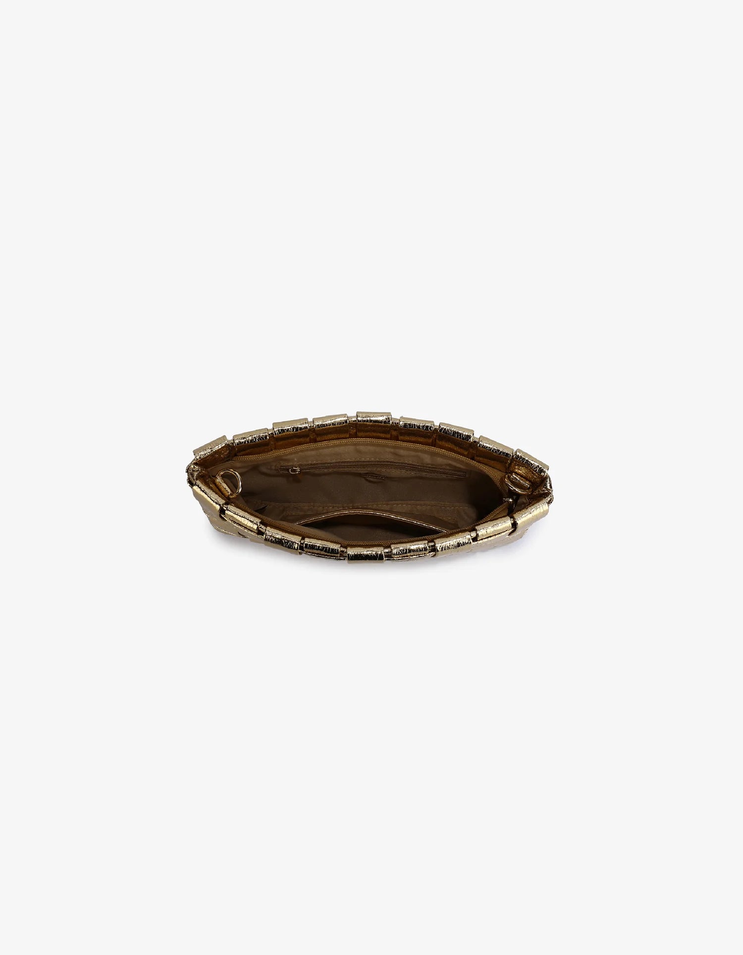 Lindy Clutch - Metallic Gold