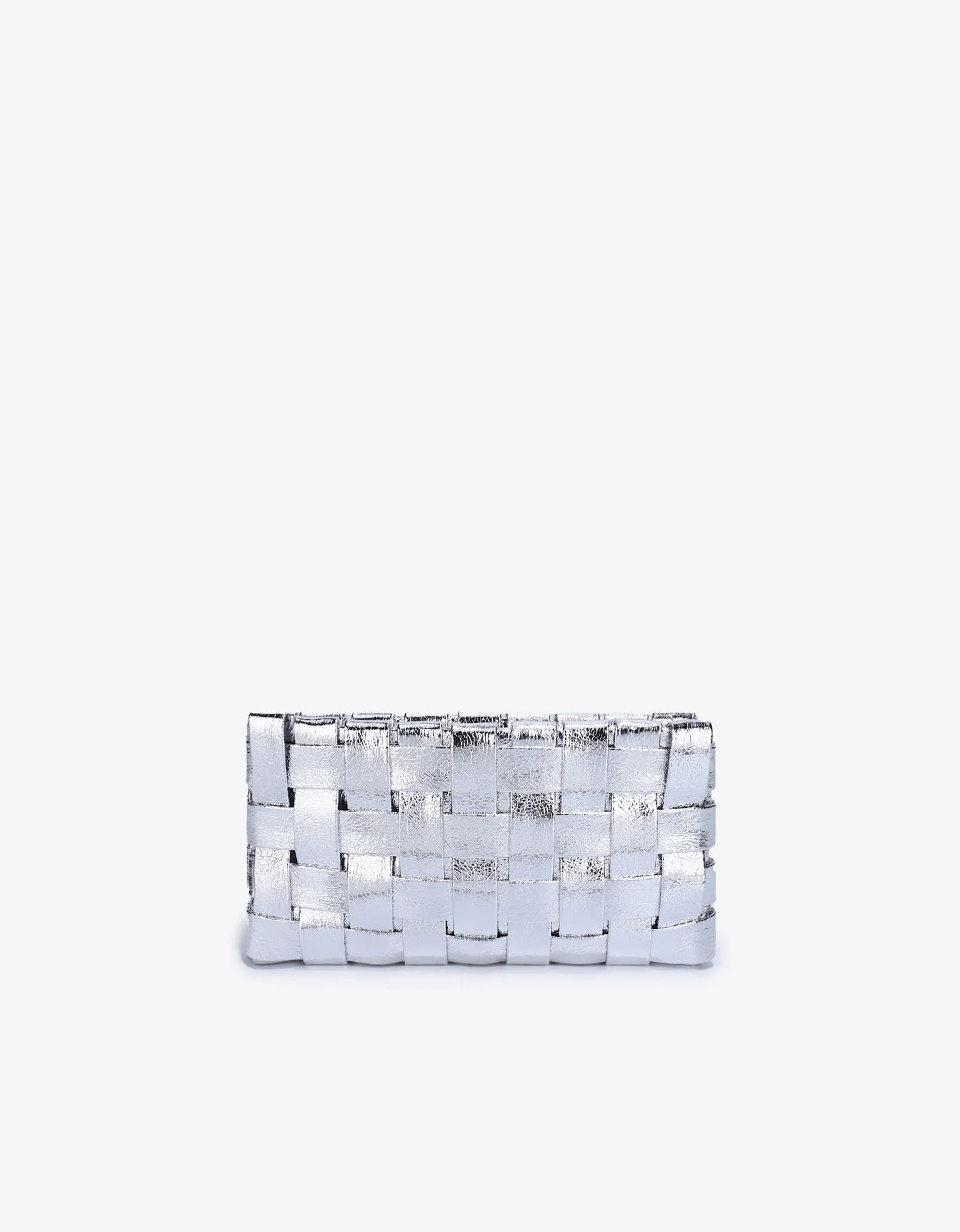 Lindy Clutch - Metallic Silver