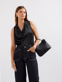 Elisa Drape Neck Top