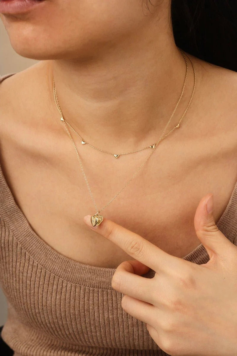 Tiny Hearts Necklace