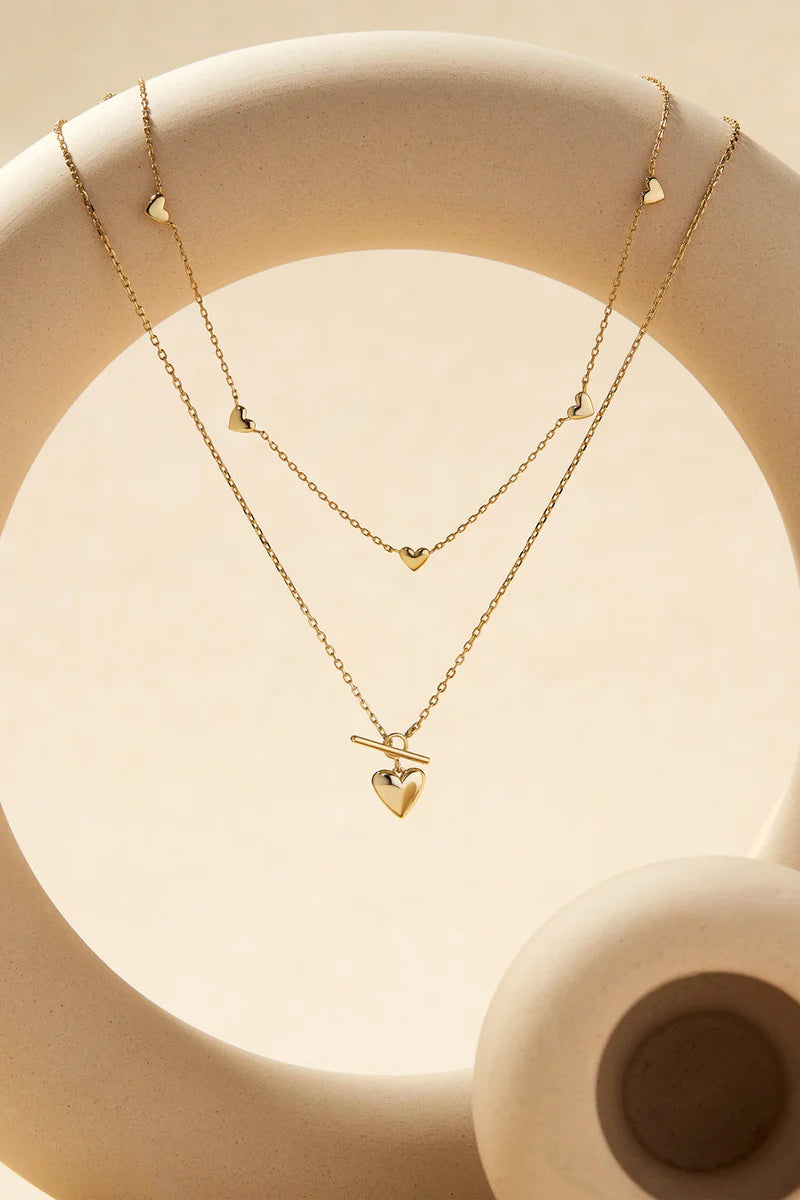 Tiny Hearts Necklace