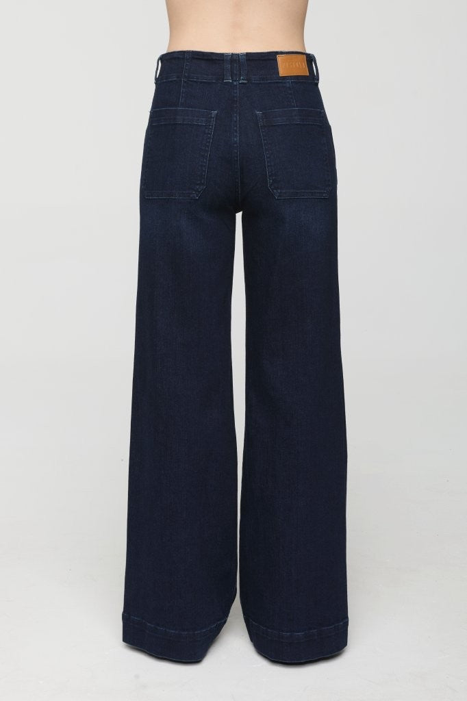 Lana Double Button Wide Leg