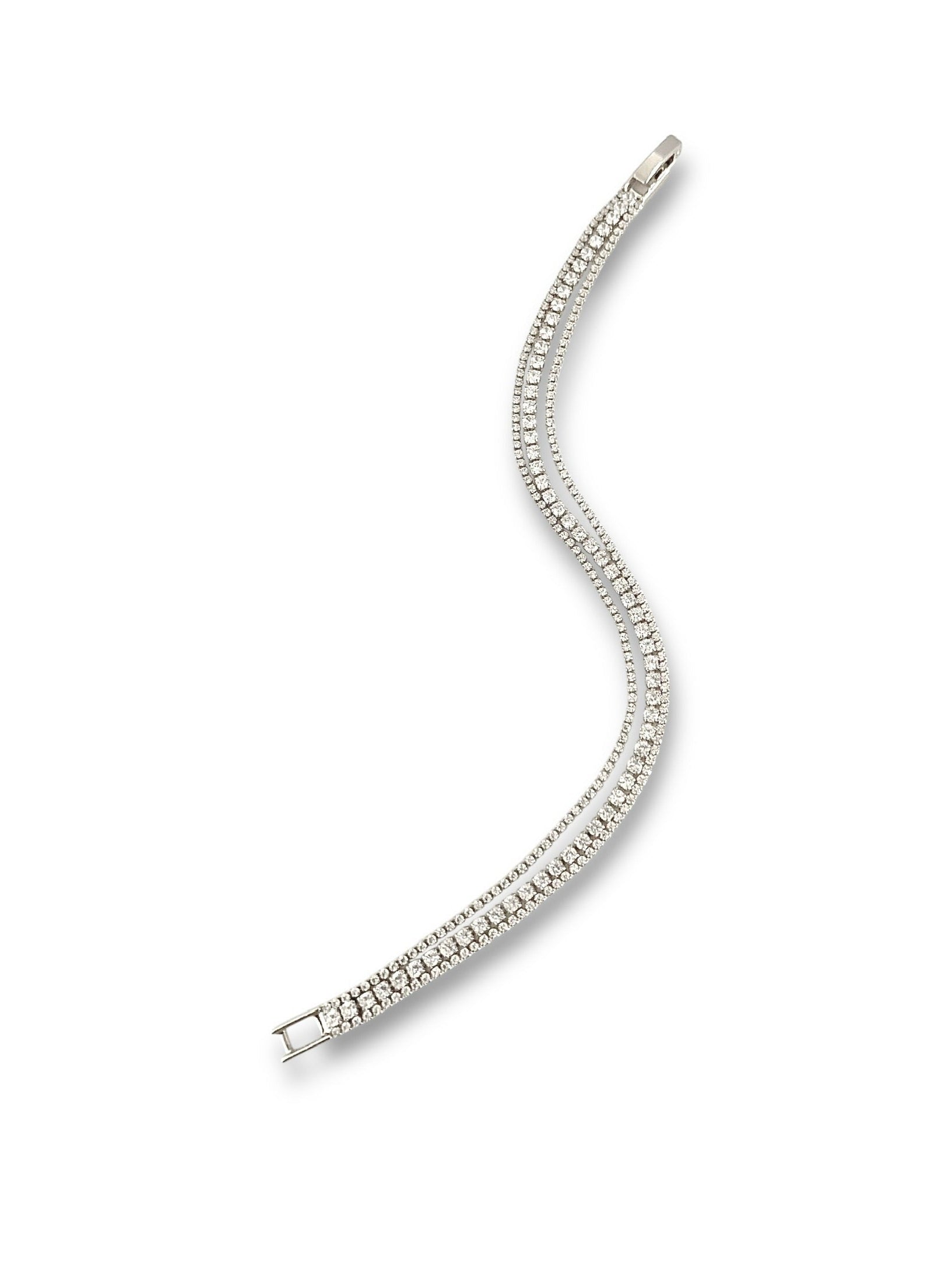 Triple Tennis Bracelet