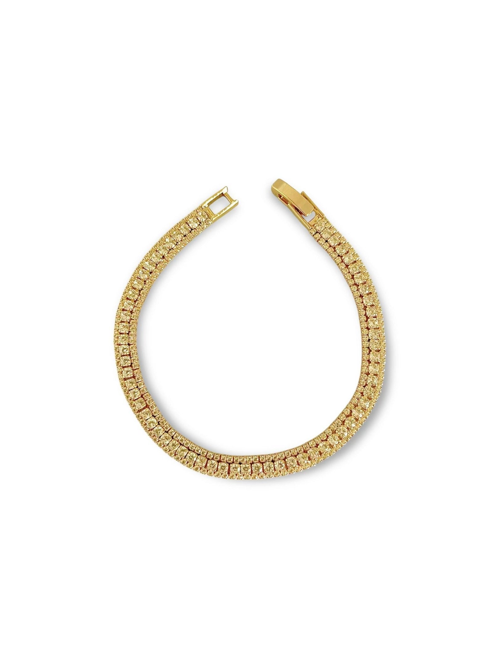 Triple Tennis Bracelet