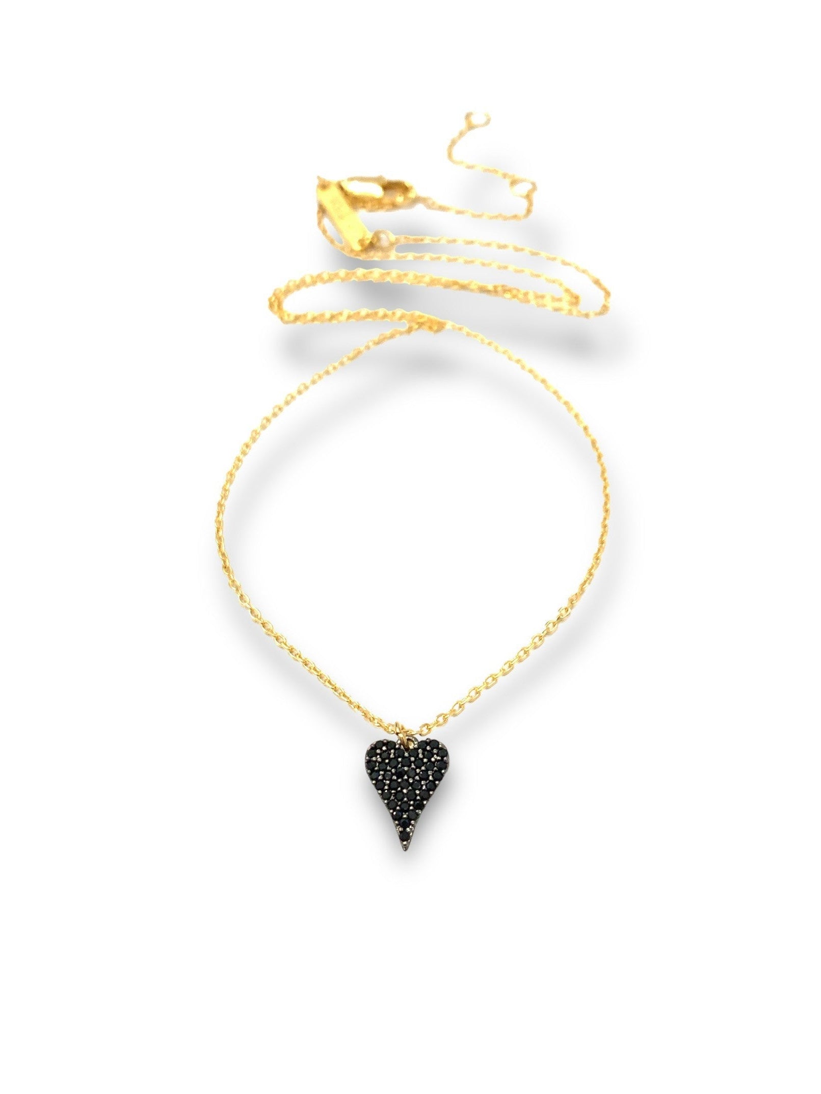 Black Heart Necklace