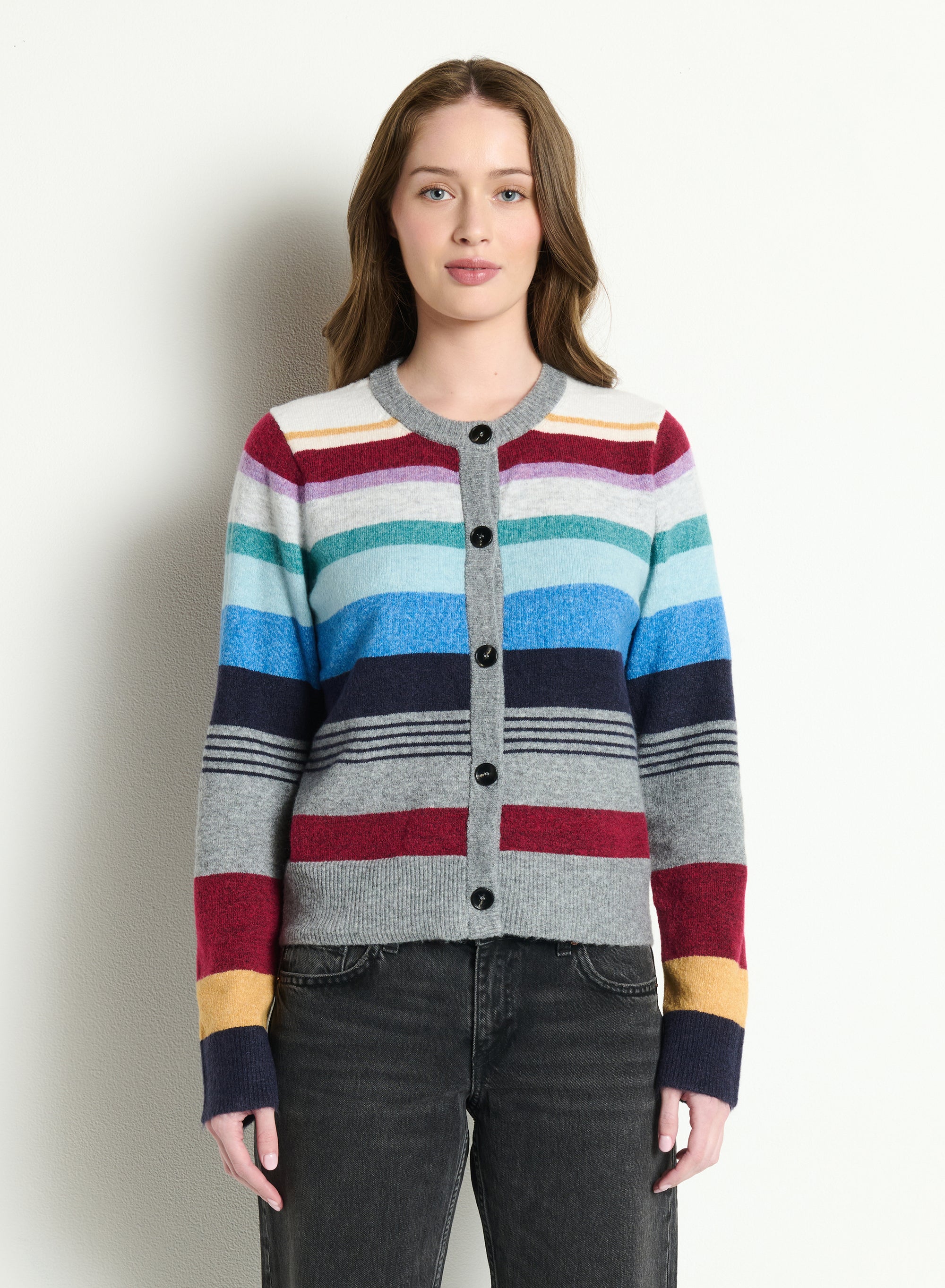 IRENE CREW NECK L/S CARDIGAN