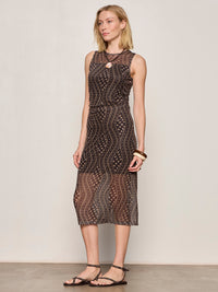 DESIRE MORE MESH CINCH DRESS