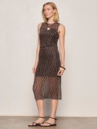 DESIRE MORE MESH CINCH DRESS