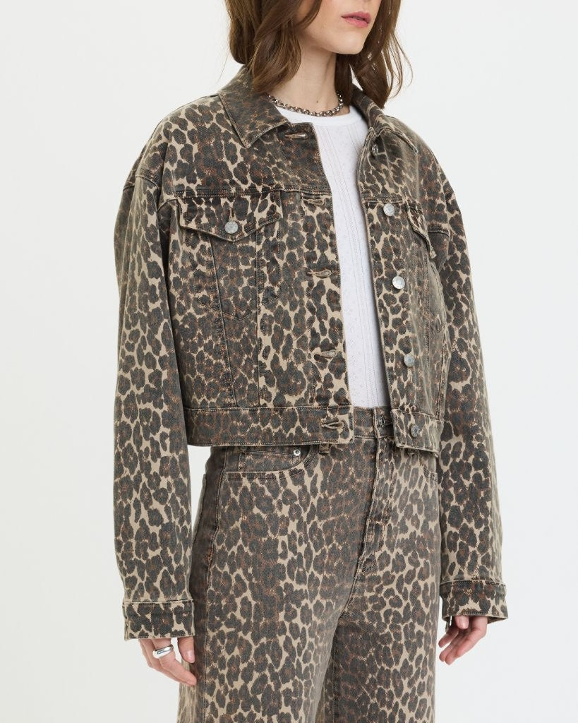 DEL MAR CROPPED TRUCKER JACKET