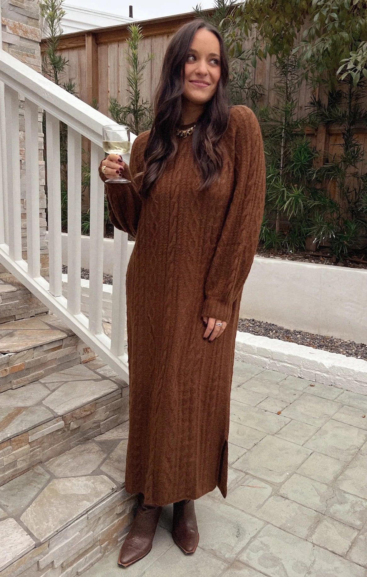 Barb Oversized Sweater Dress