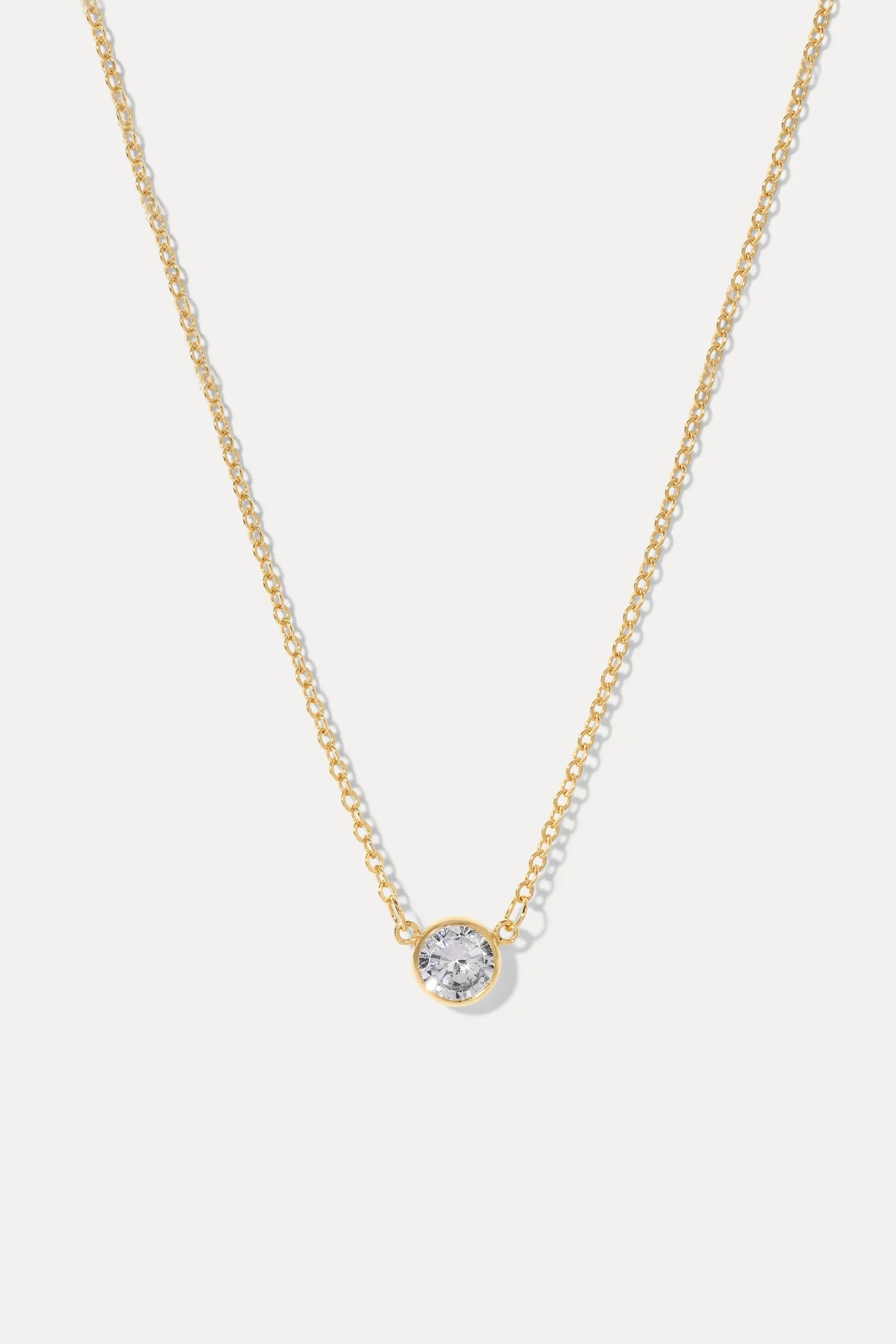Stephanie Solitaire Necklace
