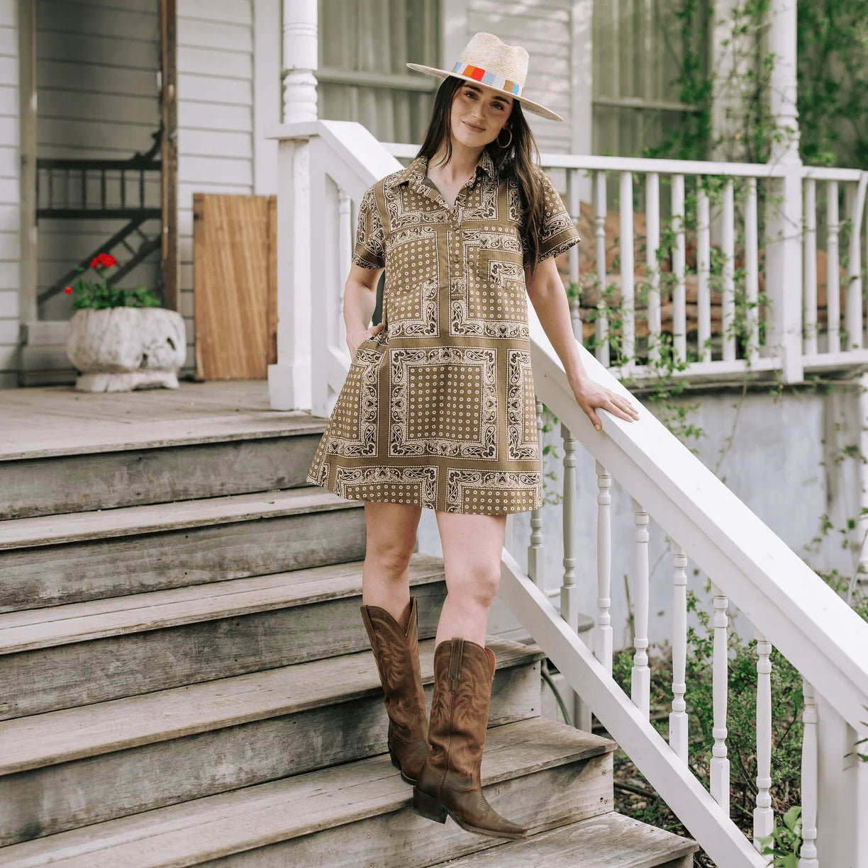 Bandanna Getaway Dress