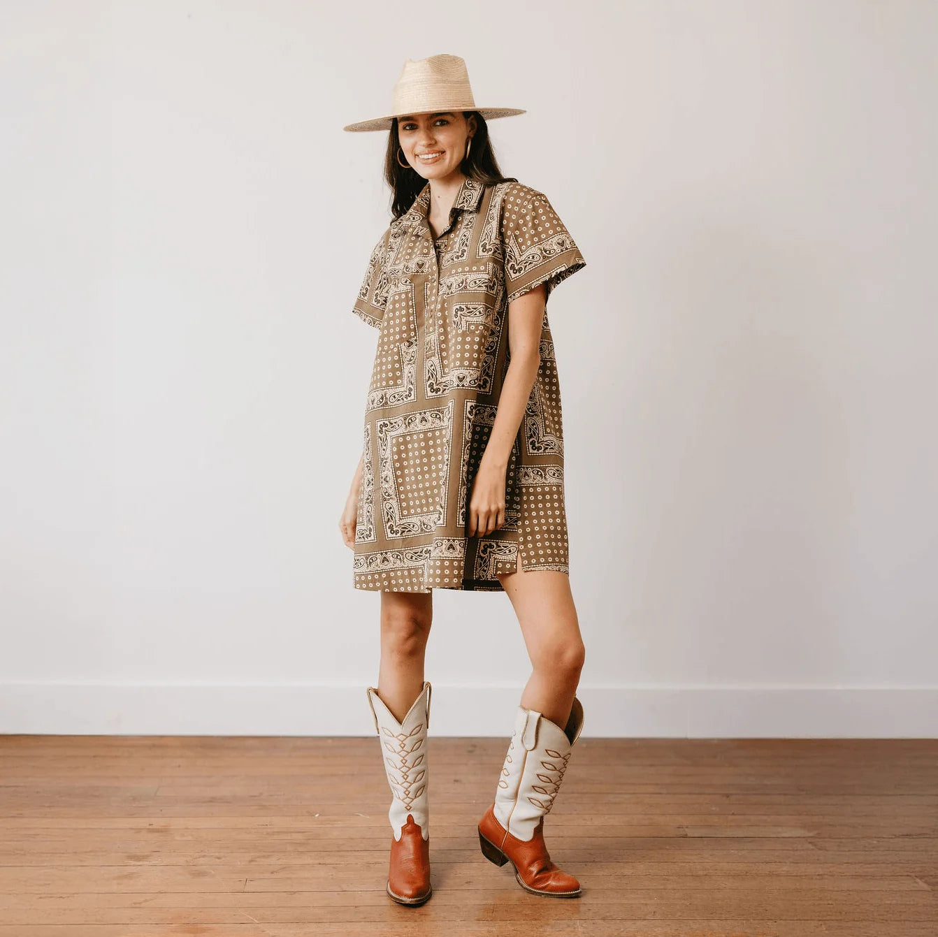 Bandanna Getaway Dress