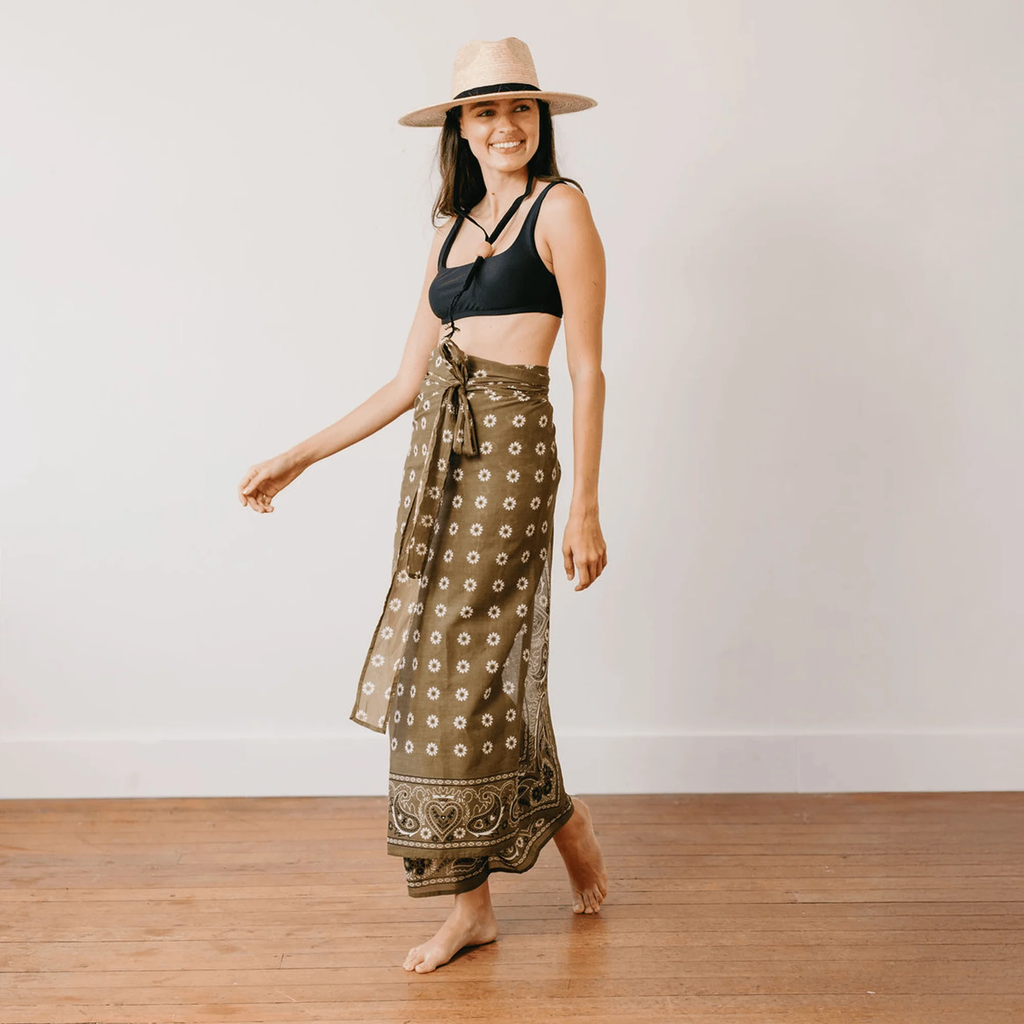 Bandanna Tie Wrap Skirt
