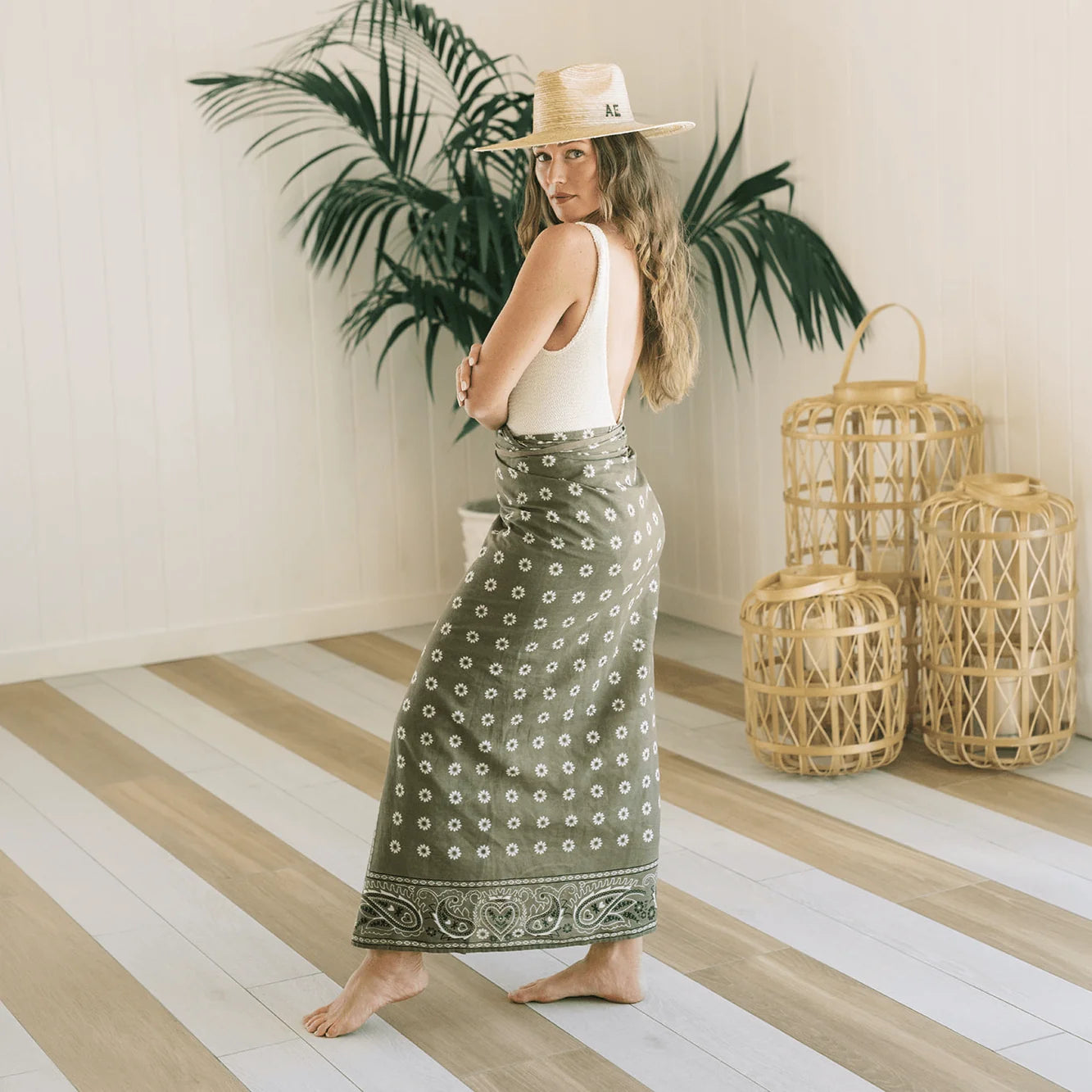Bandanna Tie Wrap Skirt