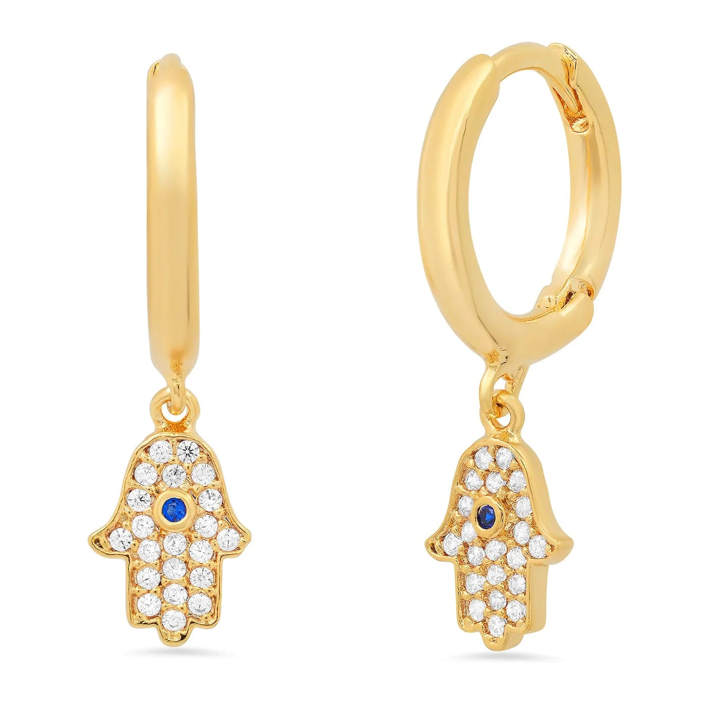 Hamsa Huggie Earrings