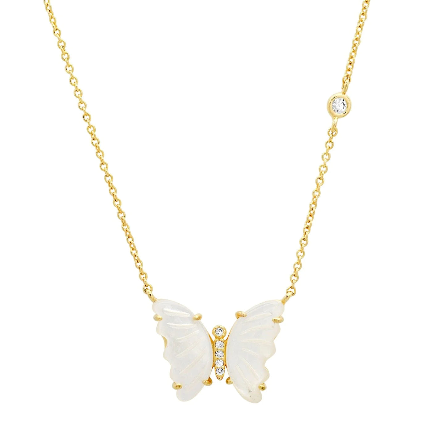 BUTTERFLY NECKLACE COLLECTION - BUTTERFLY NECKLACE-MOTHER OF PEARL – Savvy  Designs Fashion Jewelry