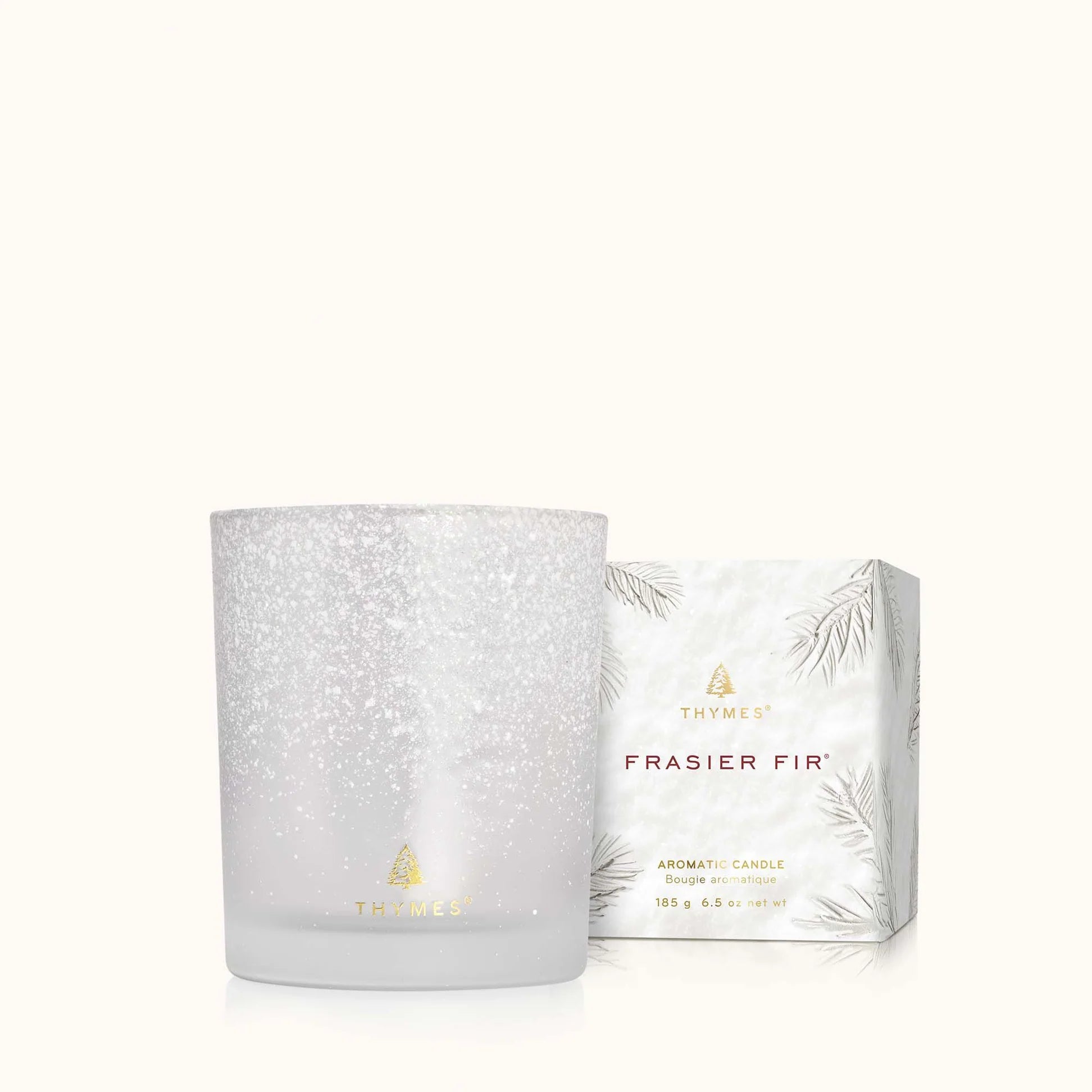 Frasier Fir Flocked  Poured Candle