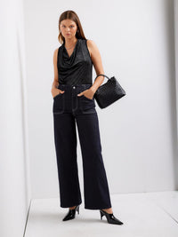 Elisa Drape Neck Top