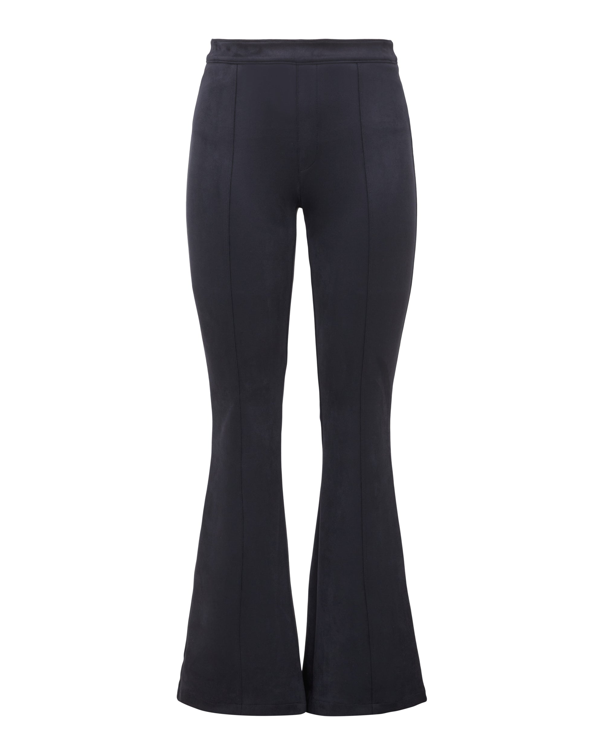 Faux Suede Flares - Classic Navy