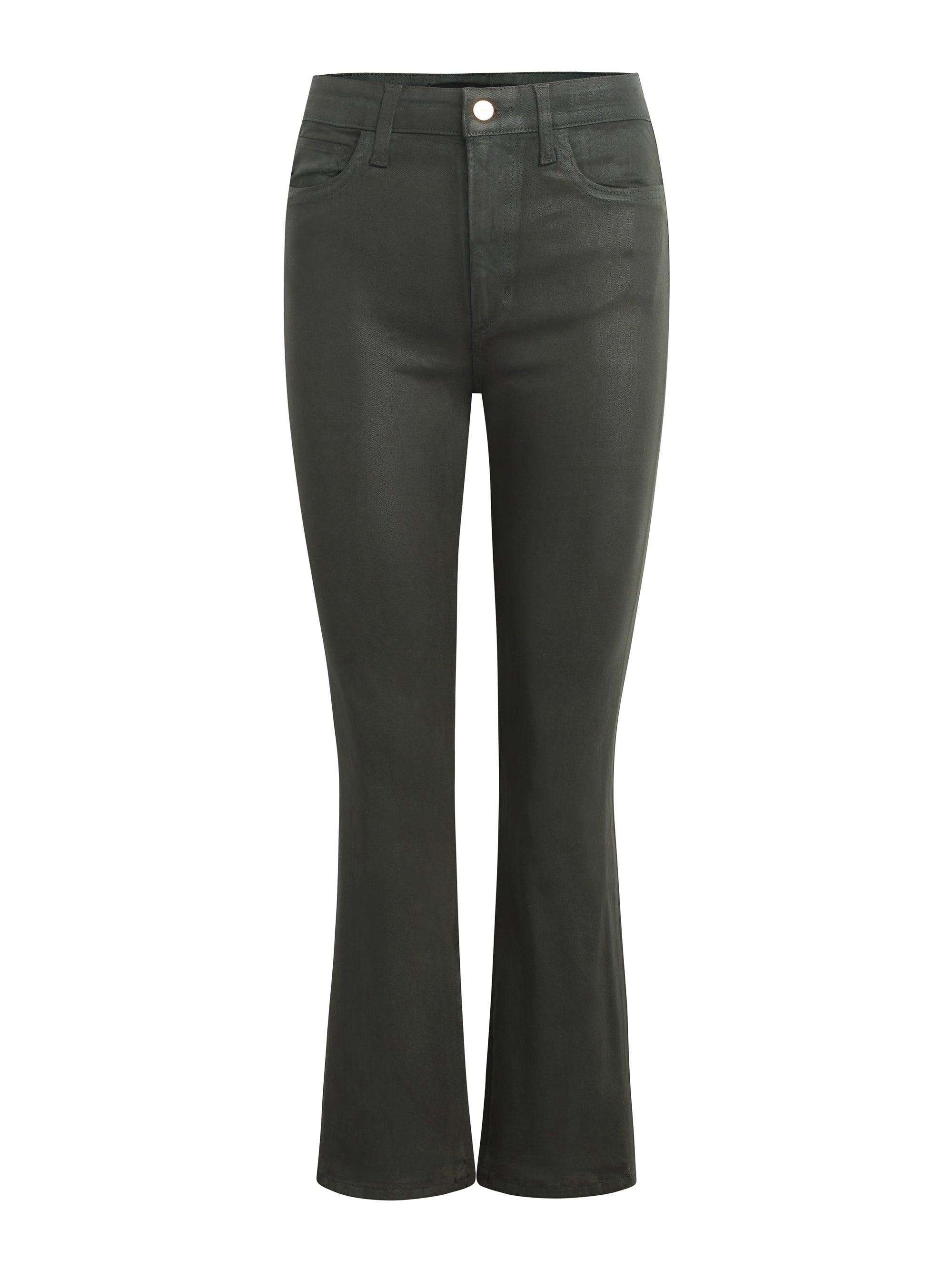 Callie Coated Cropped Bootcut