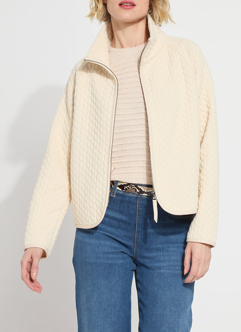 Panna Cotta Quilted Jacket