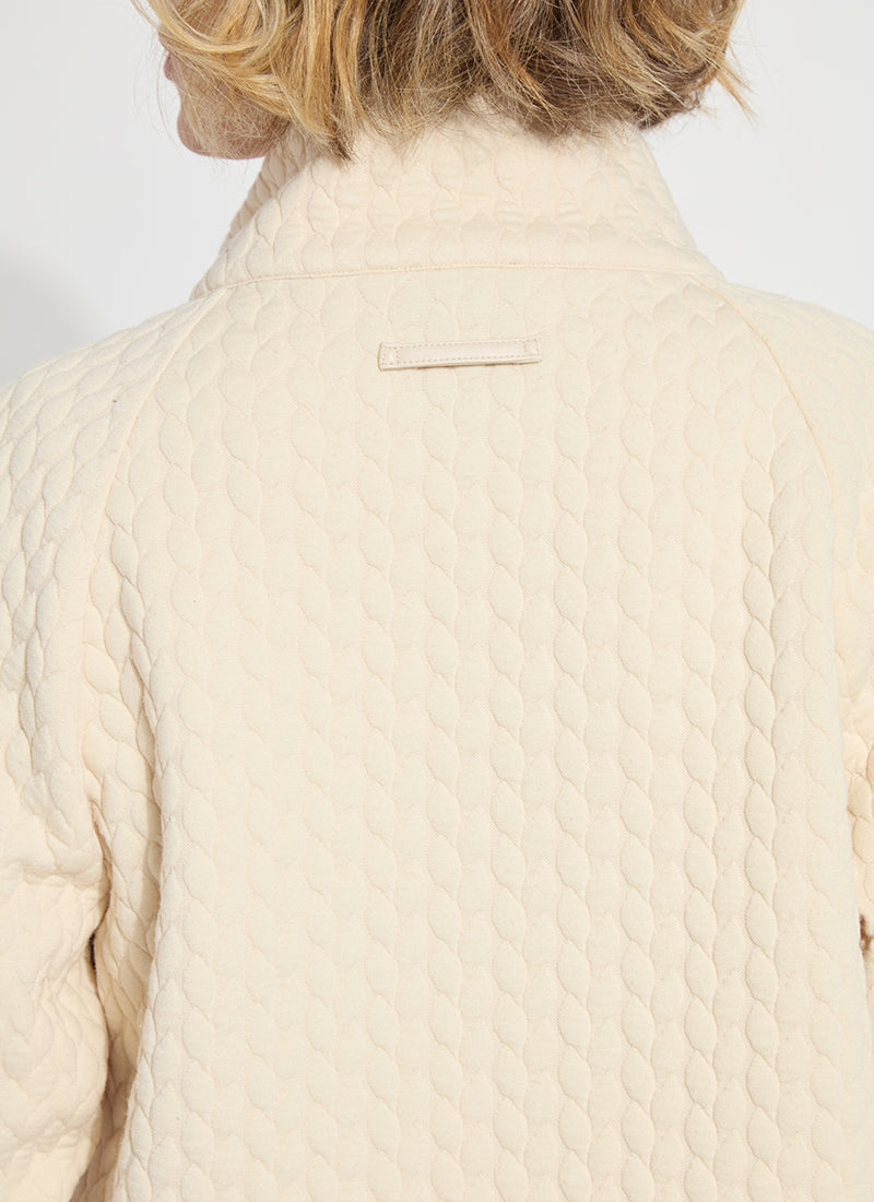 Panna Cotta Quilted Jacket