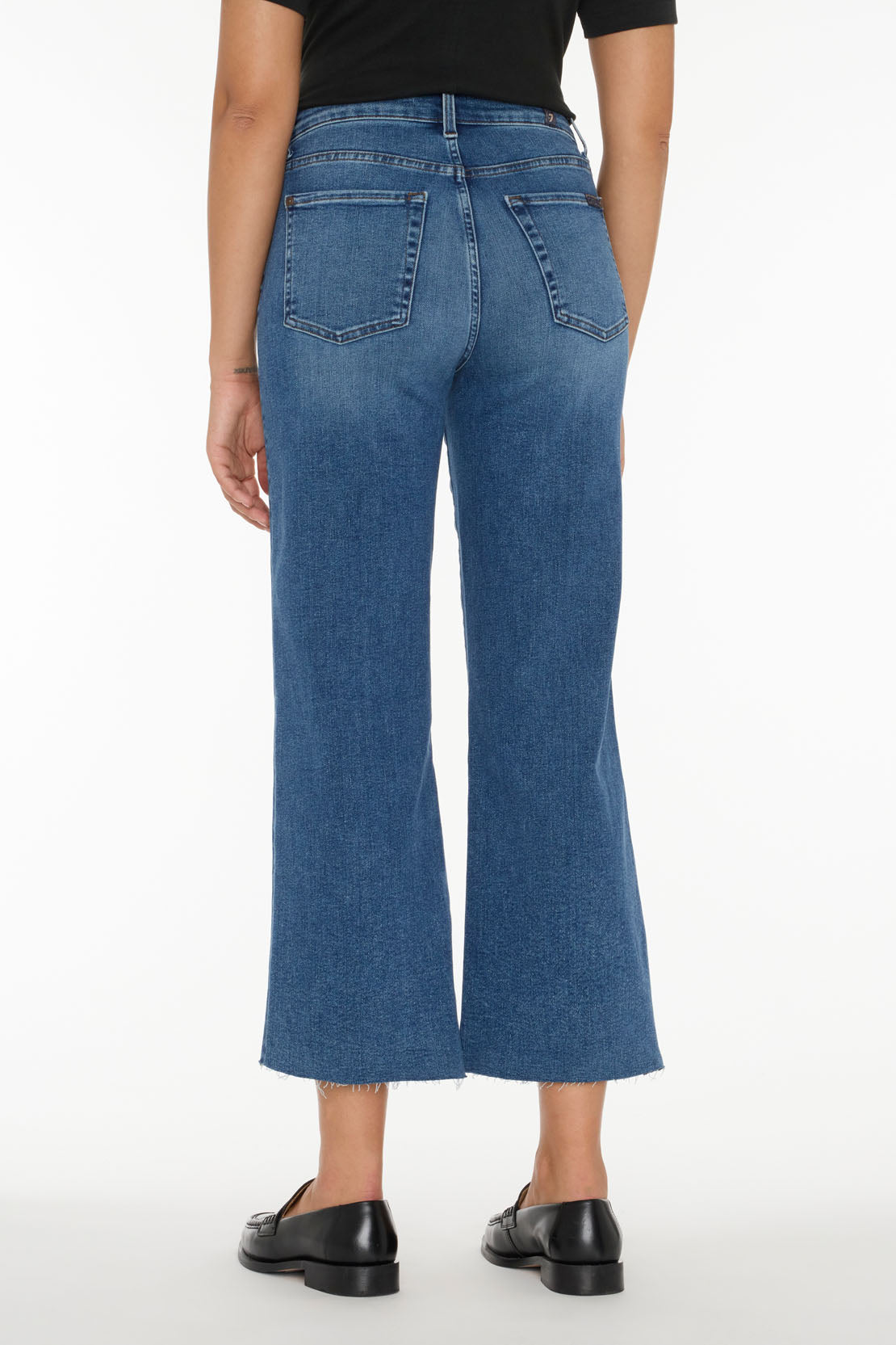 Cropped Alexa With Raw Hem