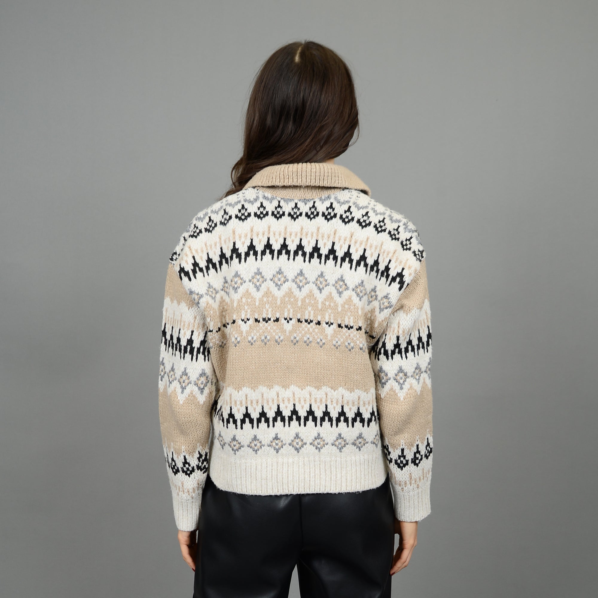 Winter Print Pullover