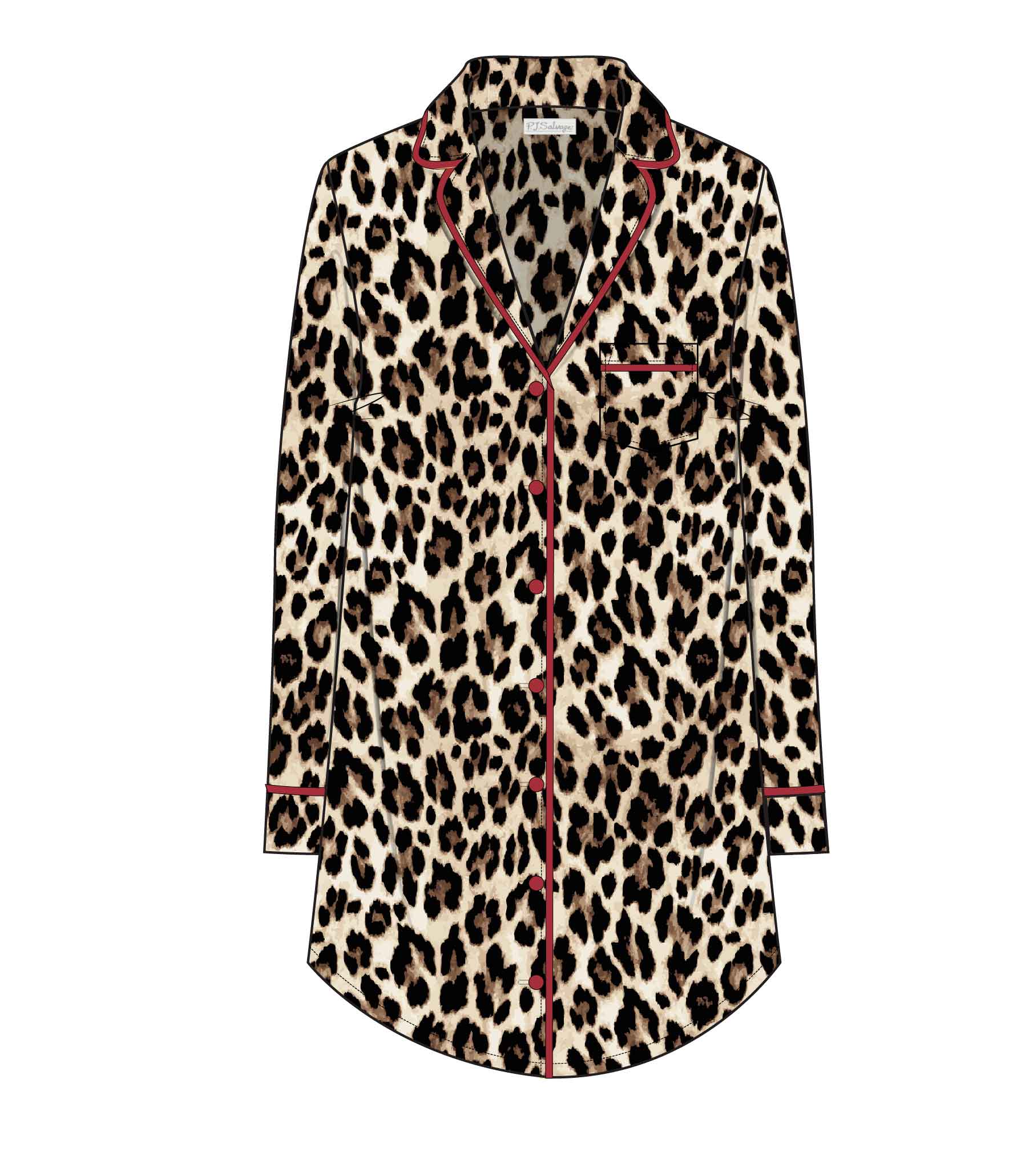 Holiday Dreams Leopard Night Shirt