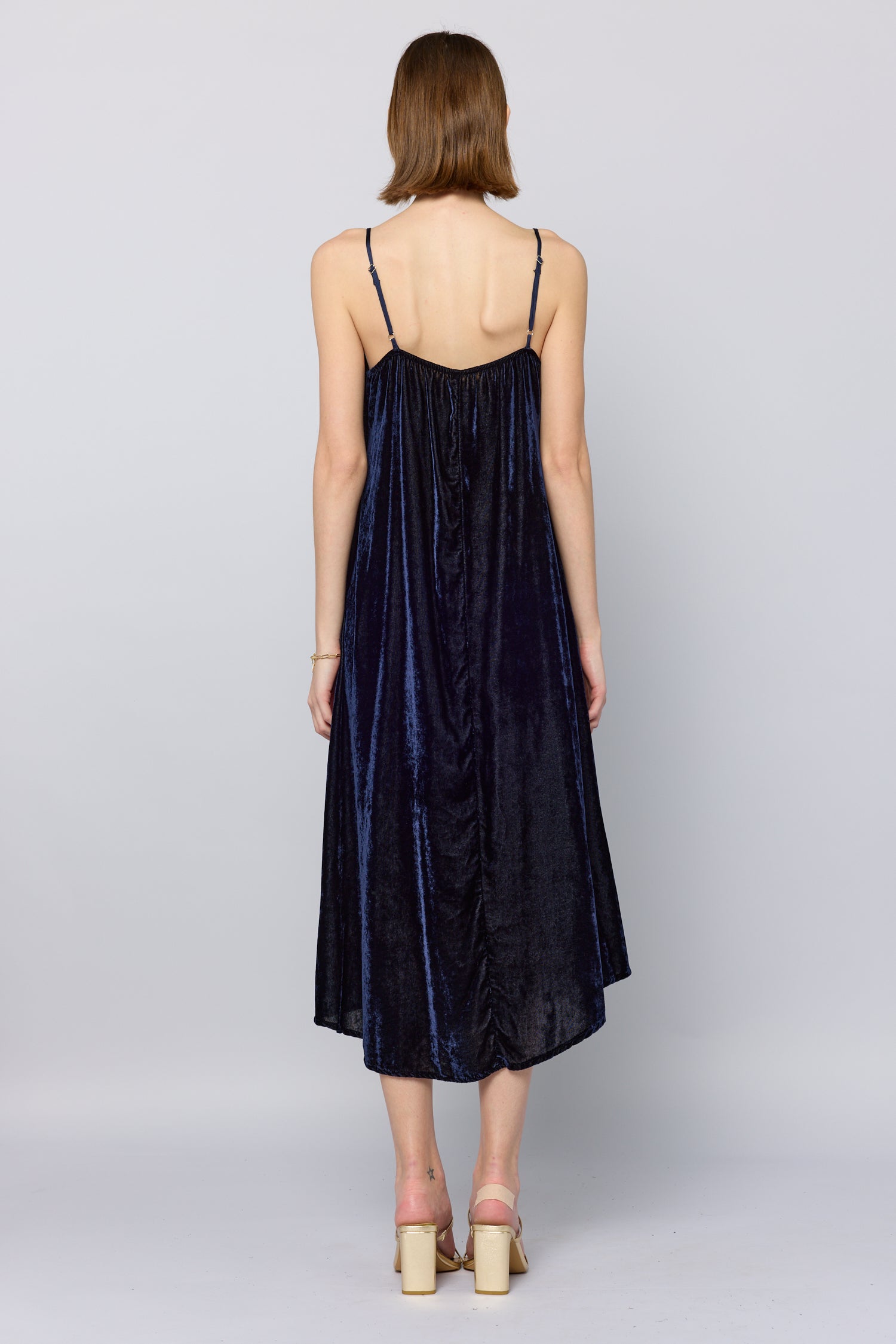 Caroli Velvet Midi Dress