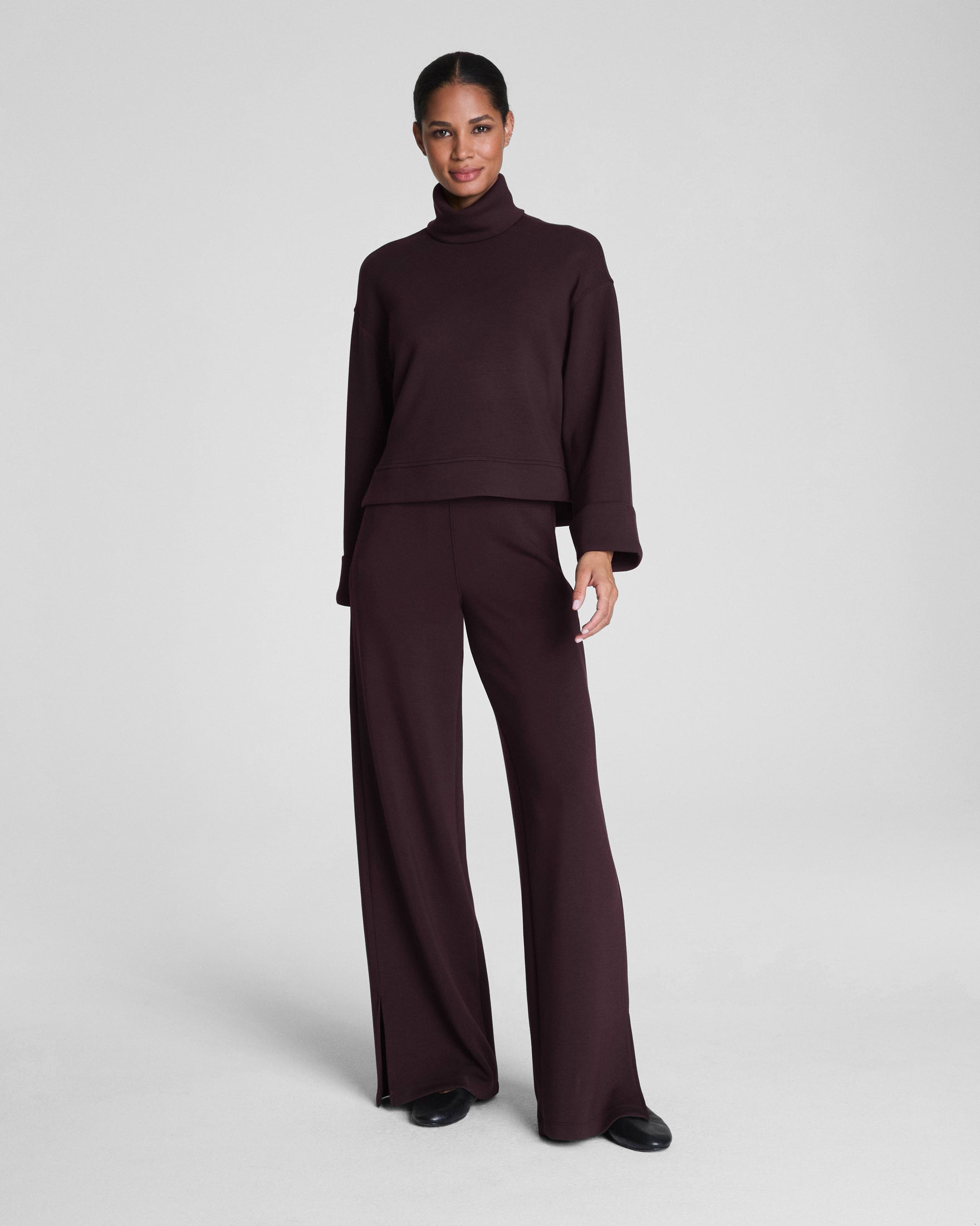 Airessentials Smooth Front Wide Leg Pant