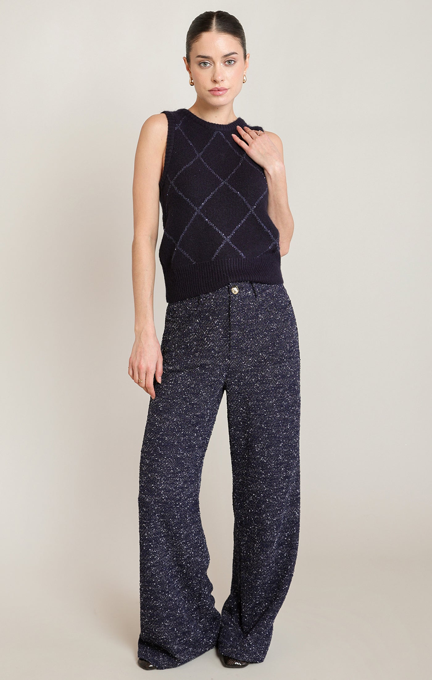 Melange Trouser