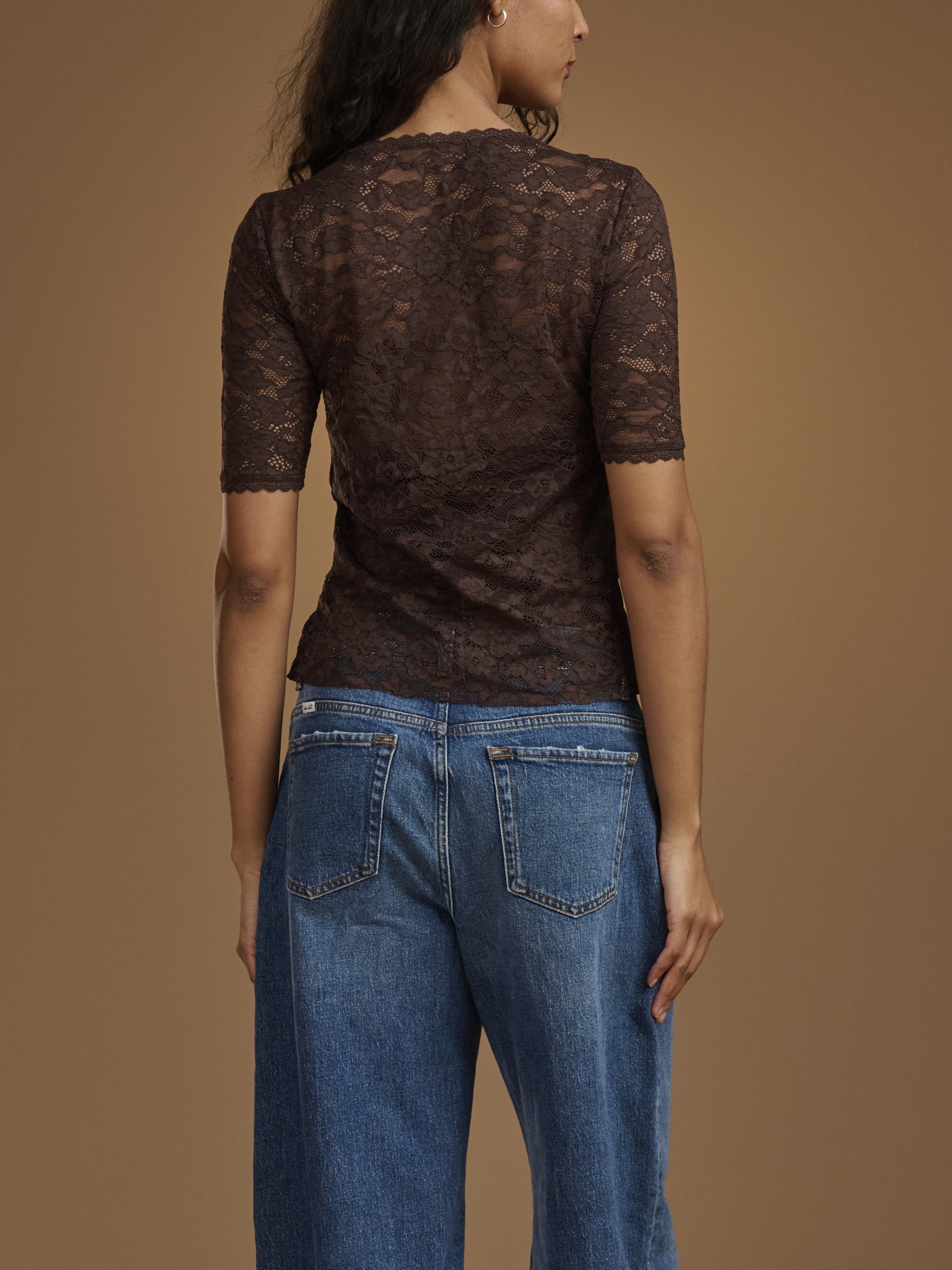 Skyler Stretch Lace Top