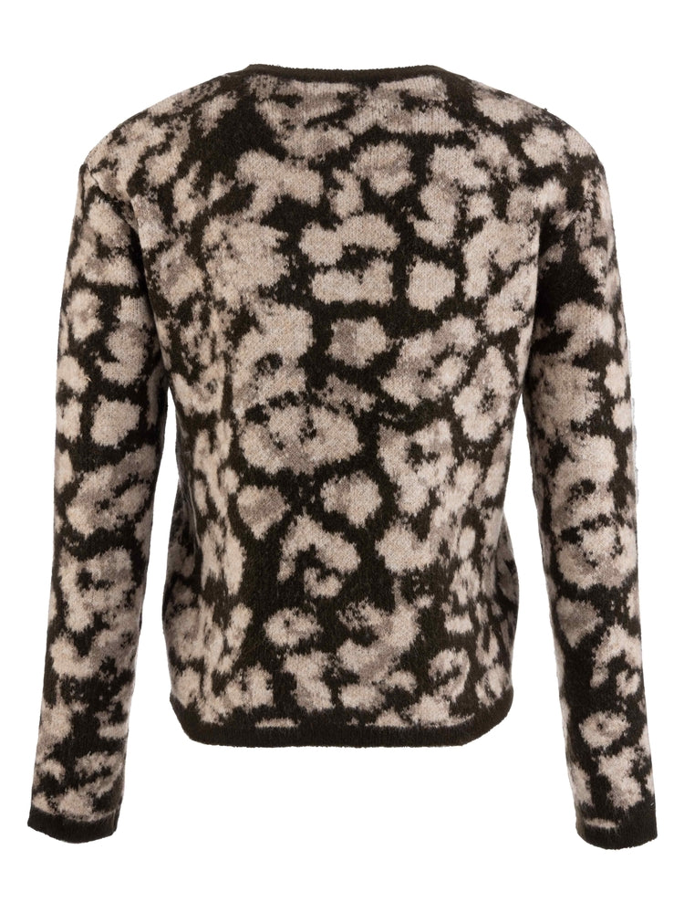 Sadie Animal Print Cardi