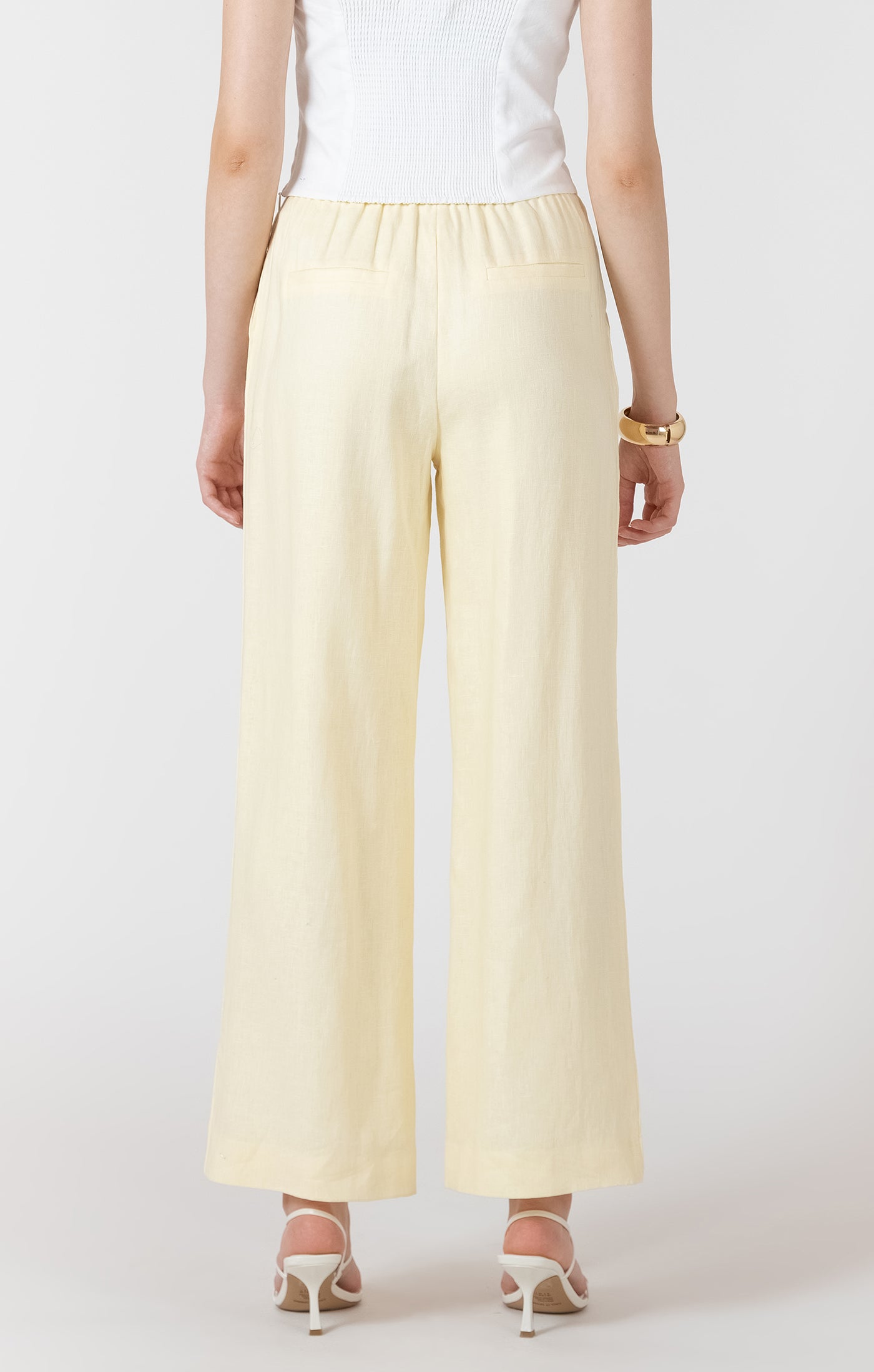 Lemon Linen Pant