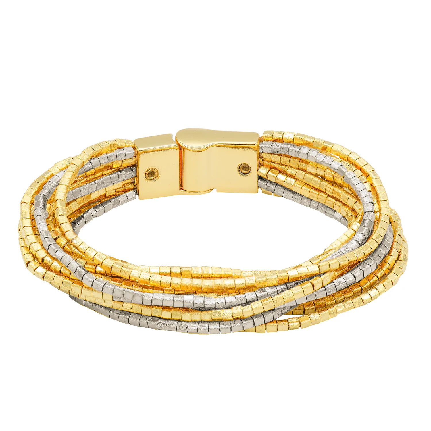 Khalida Two Tone Bracelet