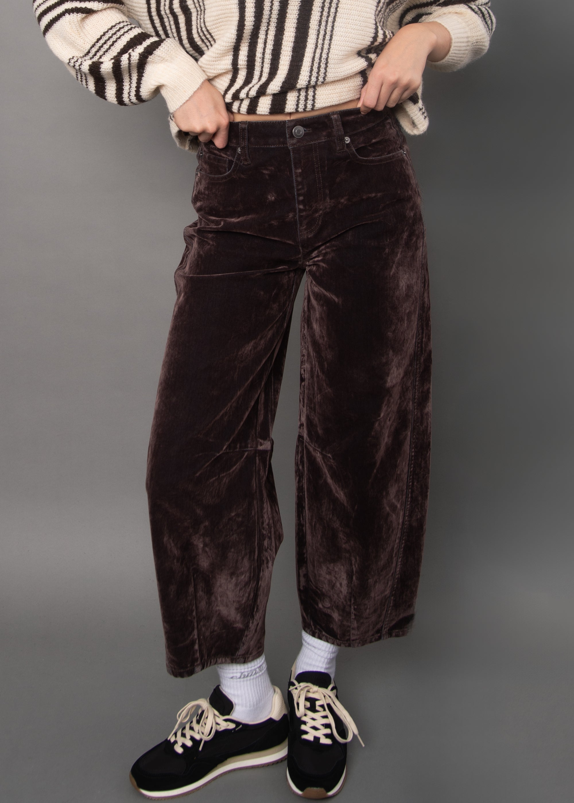 Barni Flocked Barrel Jean