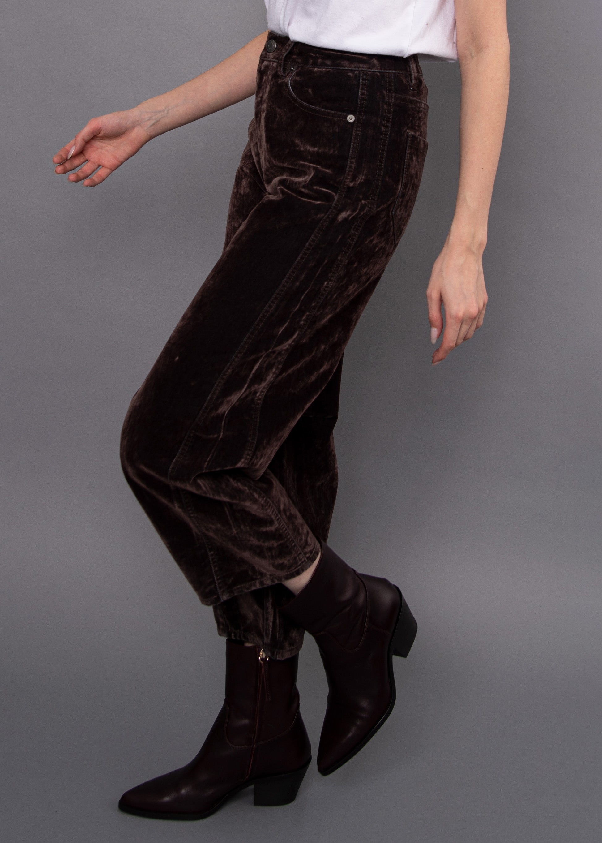 Barni Flocked Barrel Jean