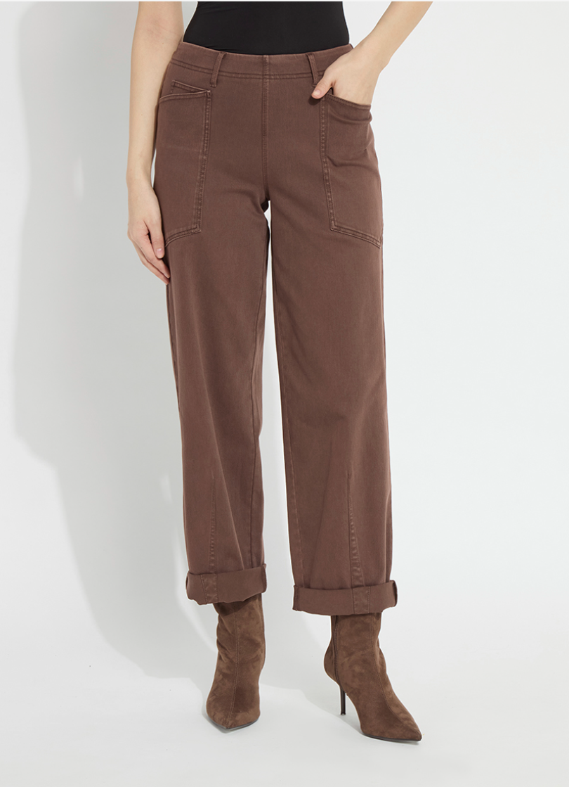 Penelope Curved Cuffed Denim