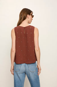 MARGO EMBELLISHED SHELL TOP
