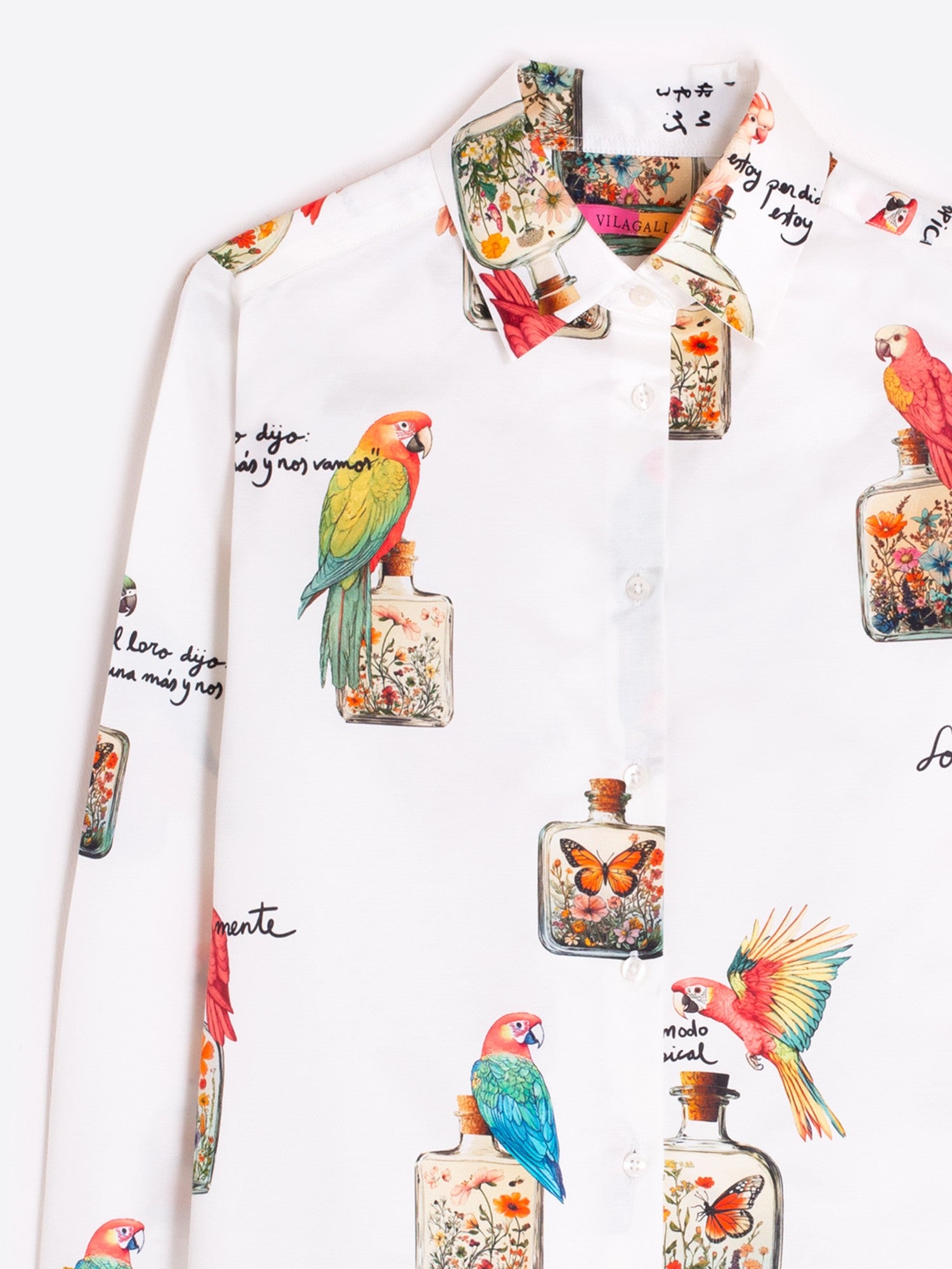 Parrot Print Shirt