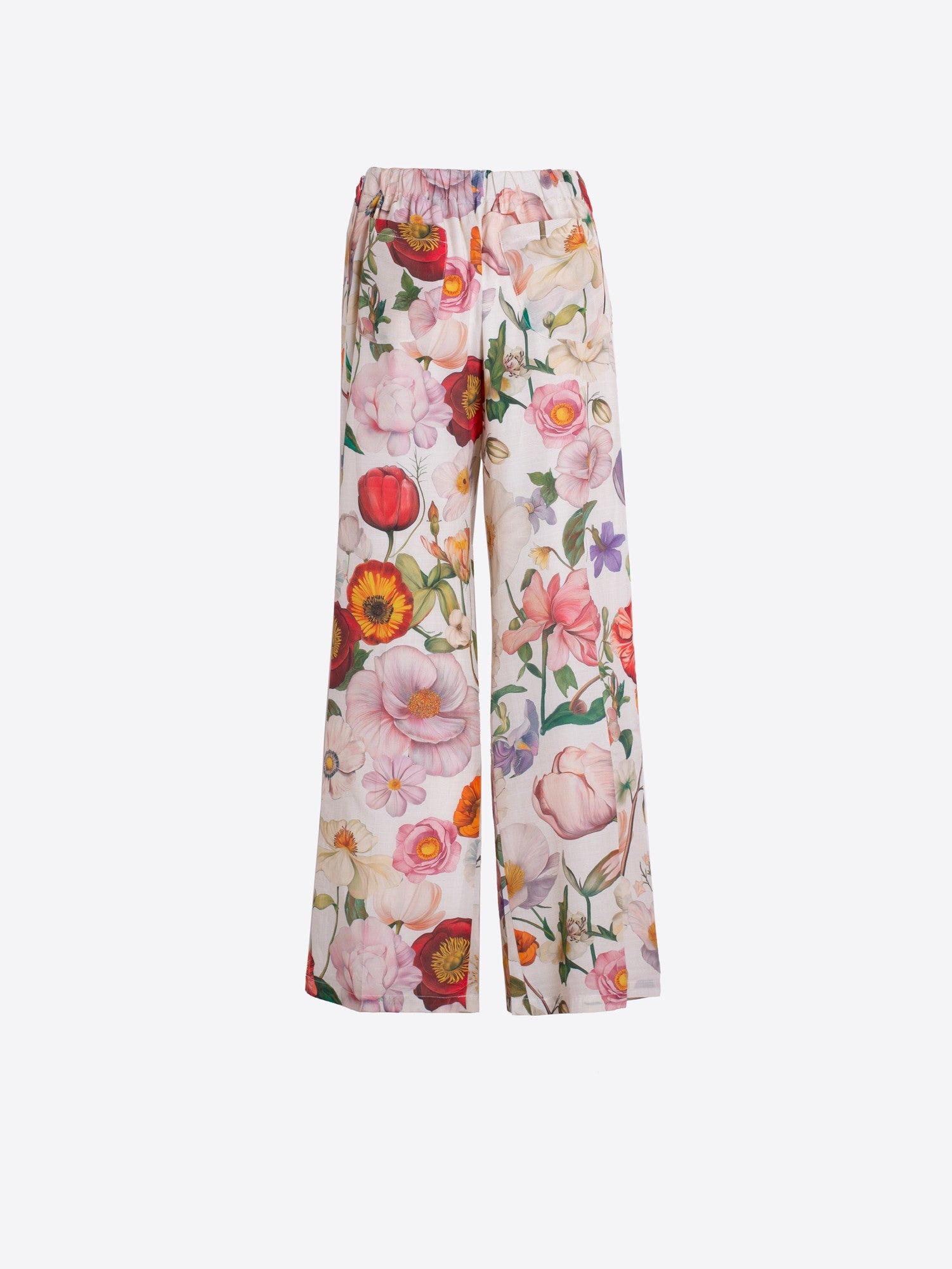Linen Floral Pants